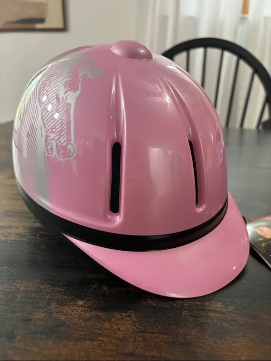 Troxel Kids' Pink Equestrian Riding Helmet - Picture 3 of 6